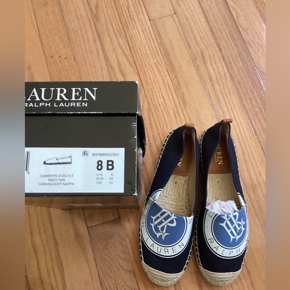 Lauren Ralph Lauren Cameryn espadrille flats size 8 NWT - Picture 4 of 5